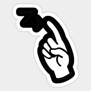 ASL - American sign language Gift Sticker